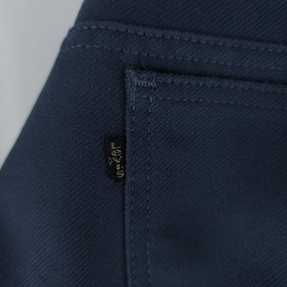 Levis 10517 Pants Mens 42x32 Blue Dacron Polyester Straight Leg Made USA Vintage - Picture 3 of 16